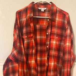 Beautiful orange flannel